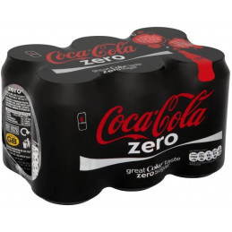 Coca Cola Zero Cans 330mlx6
