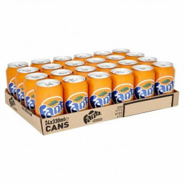 Fanta Orange Cans 330mlx24