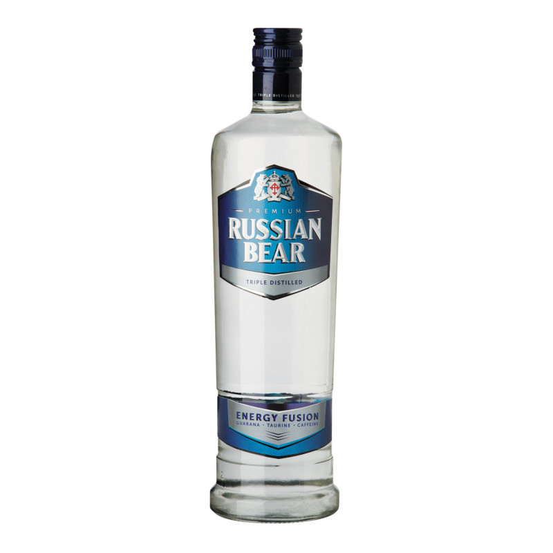 russian bear drinking vodka